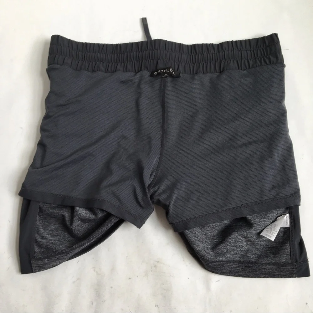 Athleta Excursion Hybrid Skort Black Heather Medium